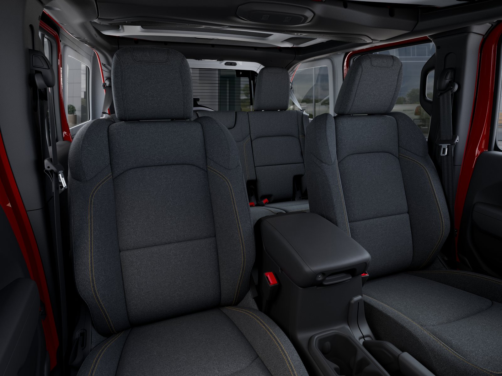 New 2026 Firecracker Red Clear-Coat Exterior Paint Jeep WRANGLER 4-DOOR WILLYS image 116