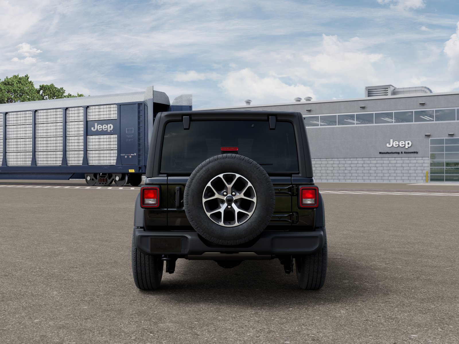 New 2026 Black Clear-Coat Exterior Paint Jeep Sport S image 7