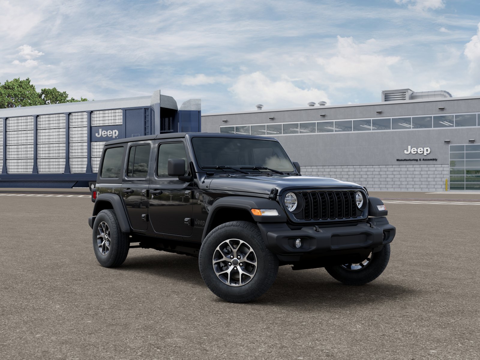 New 2026 Black Clear-Coat Exterior Paint Jeep Sport S image 5