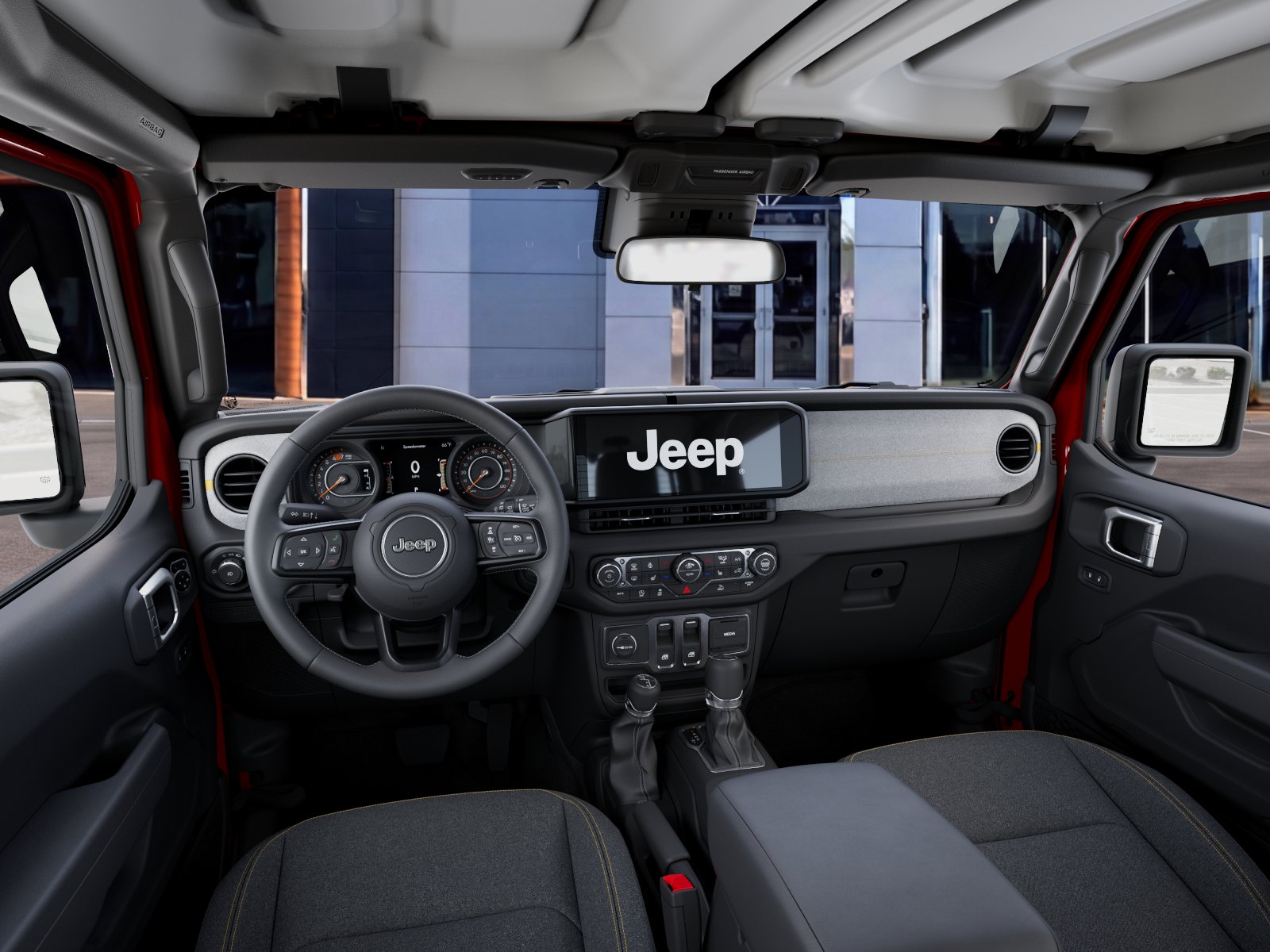New 2026 Firecracker Red Clear-Coat Exterior Paint Jeep Sport S image 29