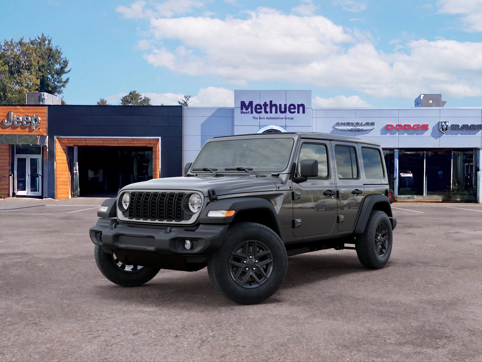 New 2026 Granite Crystal Metallic Clear-Coat Exterior Paint Jeep Sport S image 27