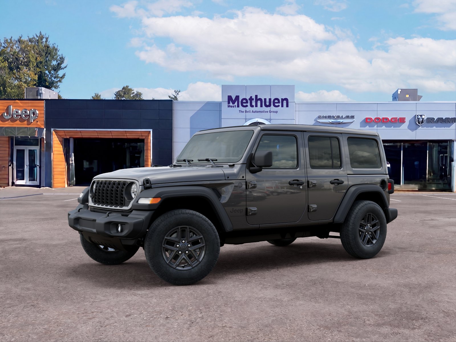 New 2026 Granite Crystal Metallic Clear-Coat Exterior Paint Jeep Sport S image 28