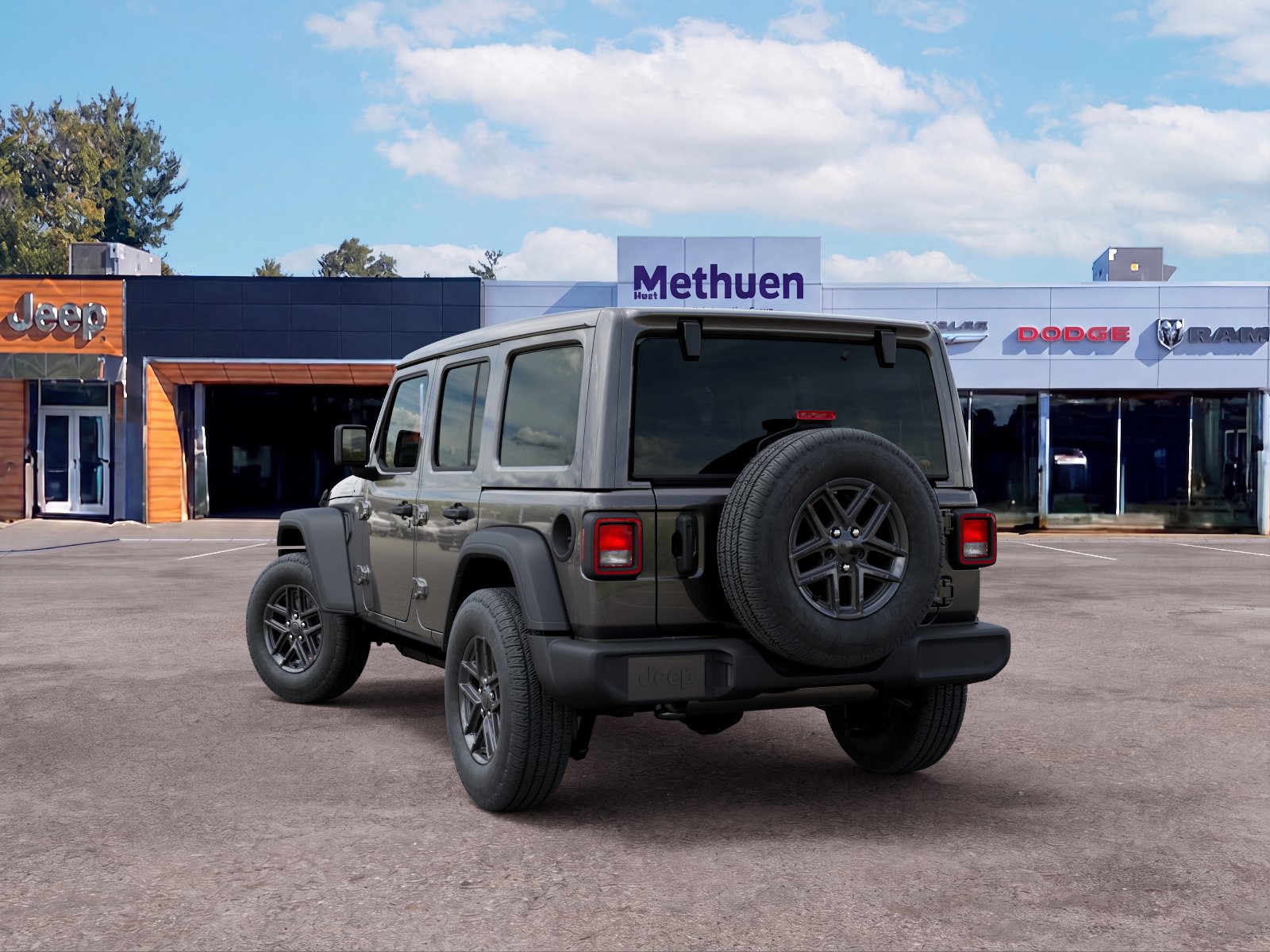 New 2026 Granite Crystal Metallic Clear-Coat Exterior Paint Jeep Sport S image 29