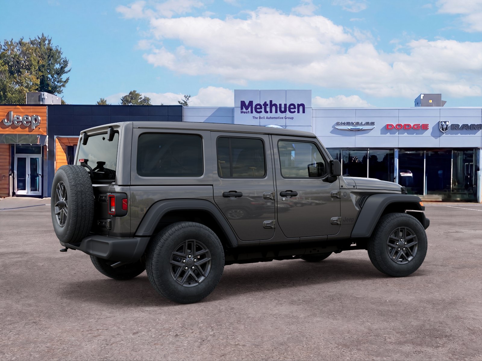 New 2026 Granite Crystal Metallic Clear-Coat Exterior Paint Jeep Sport S image 30