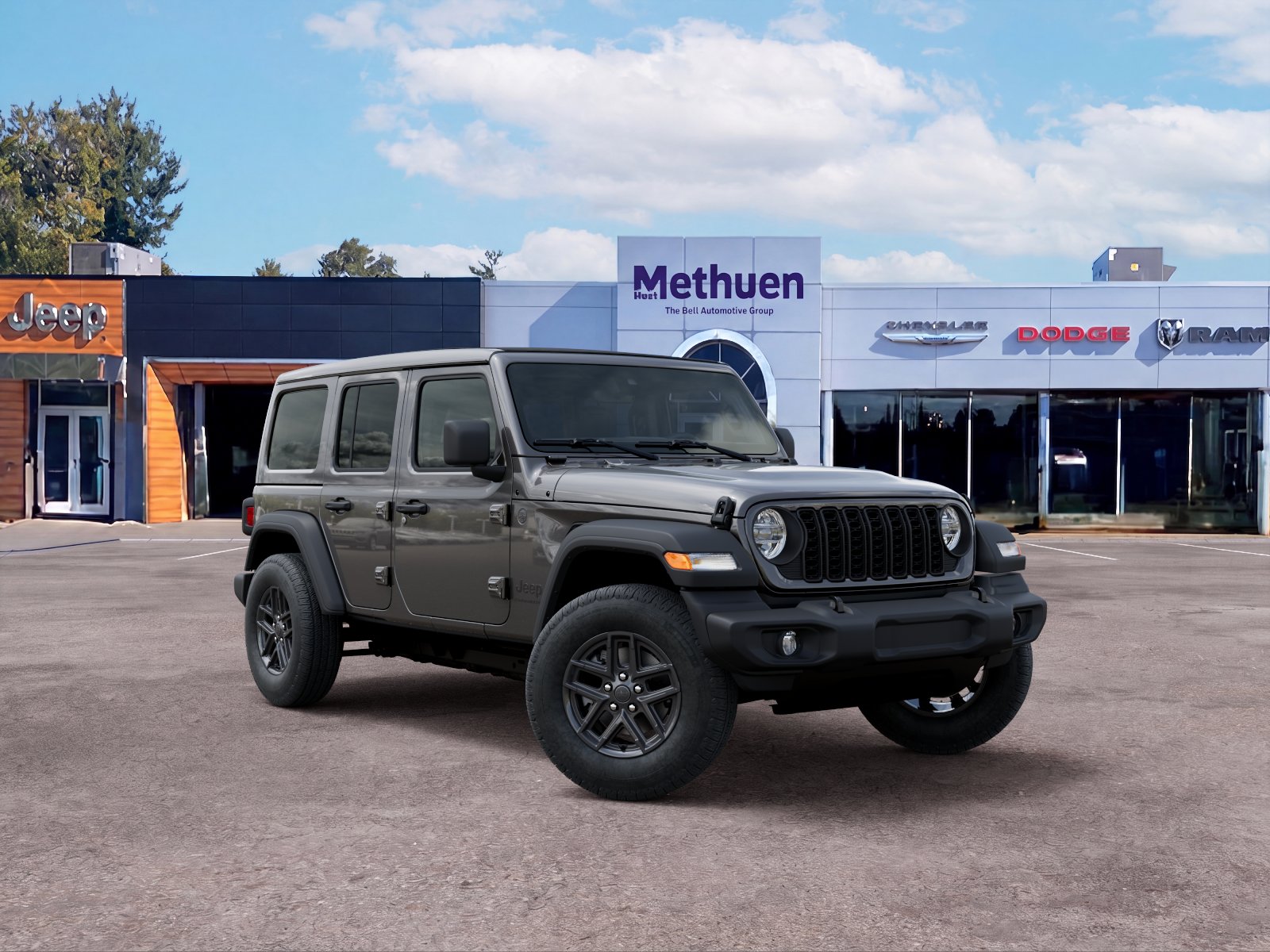 New 2026 Granite Crystal Metallic Clear-Coat Exterior Paint Jeep Sport S image 31