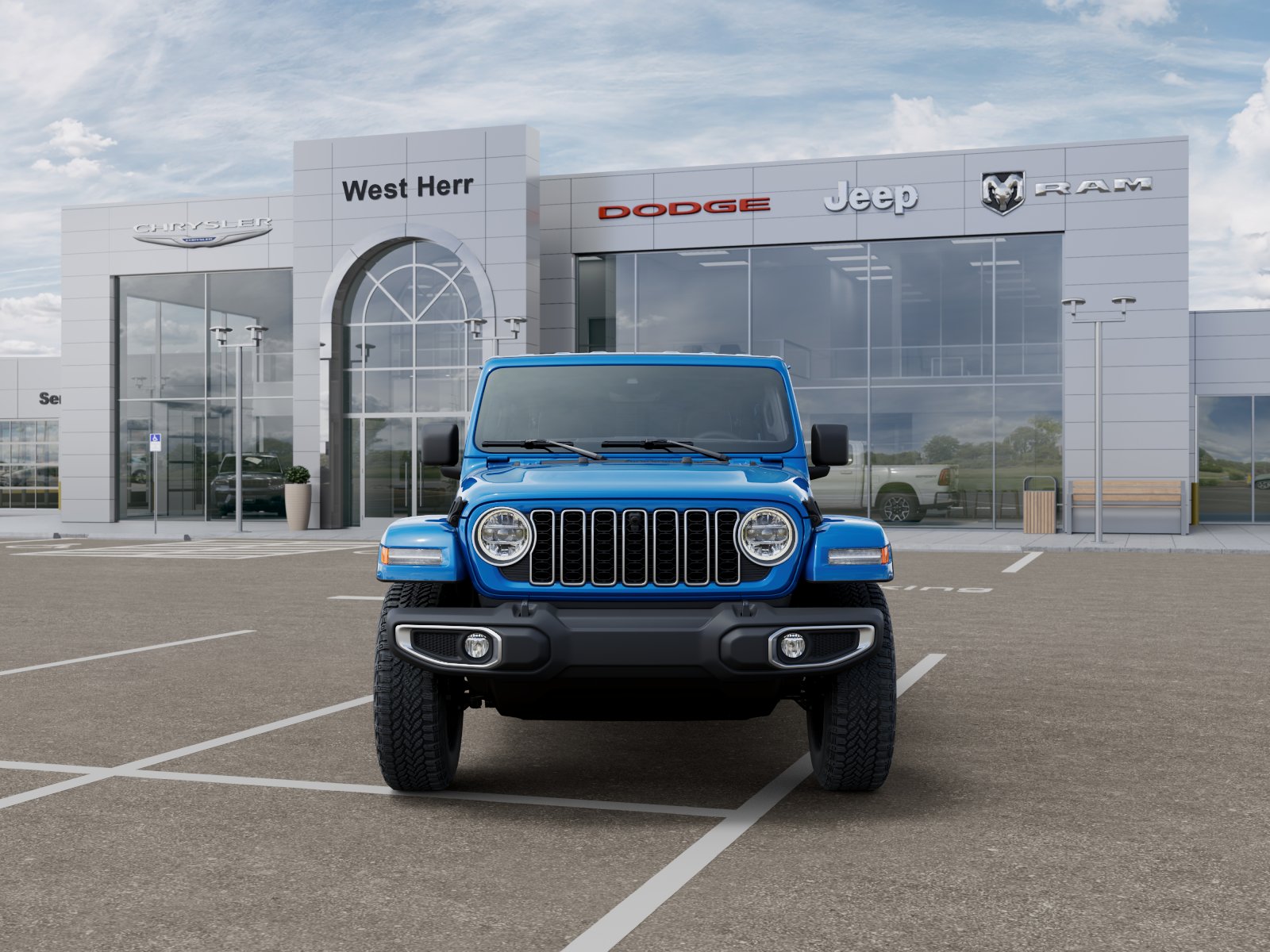 New 2026 Hydro Blue Pearlcoat Jeep Sahara image 6