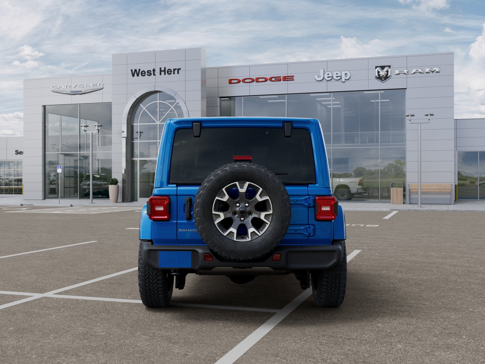 New 2026 Hydro Blue Pearlcoat Jeep Sahara image 7