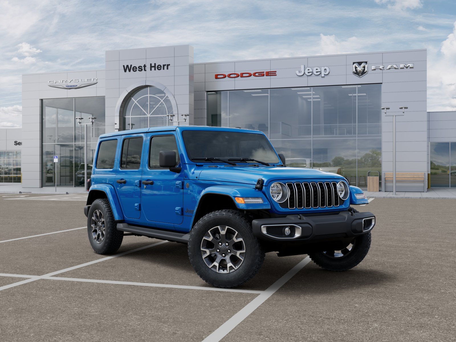 New 2026 Hydro Blue Pearlcoat Jeep Sahara image 5