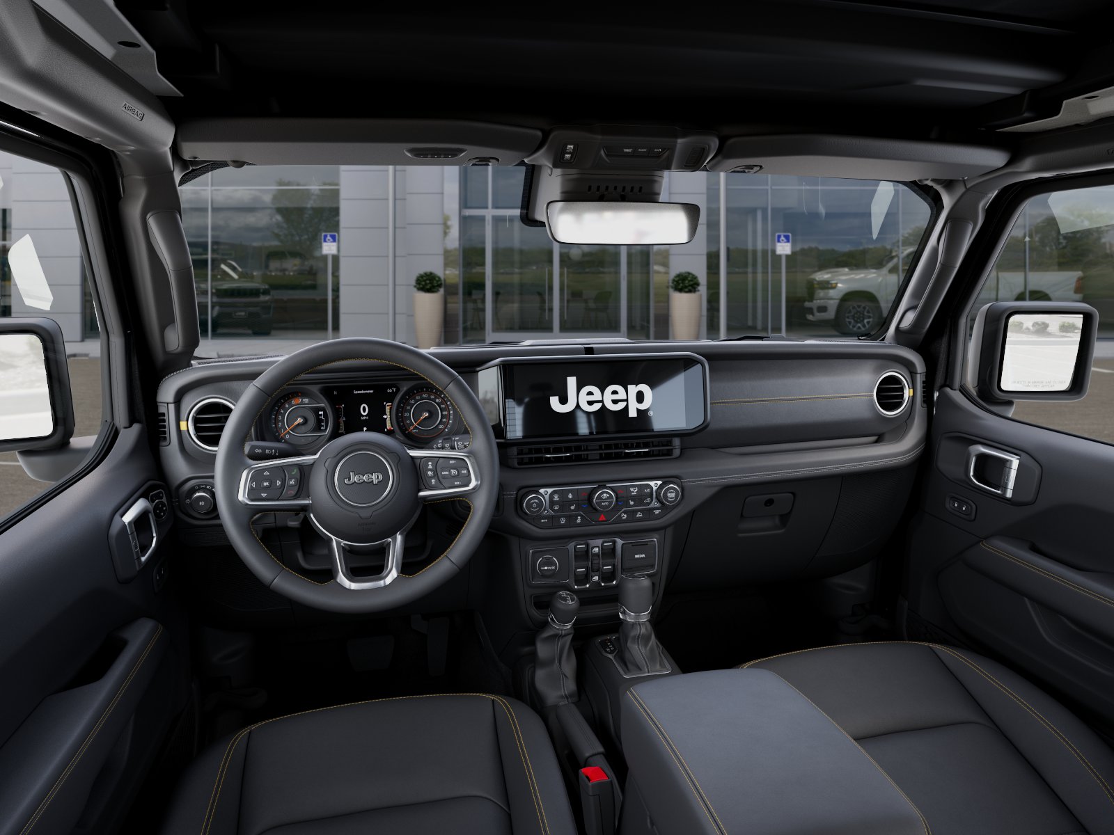 New 2026 Granite Crystal Metallic Clearcoat Jeep Sahara image 40
