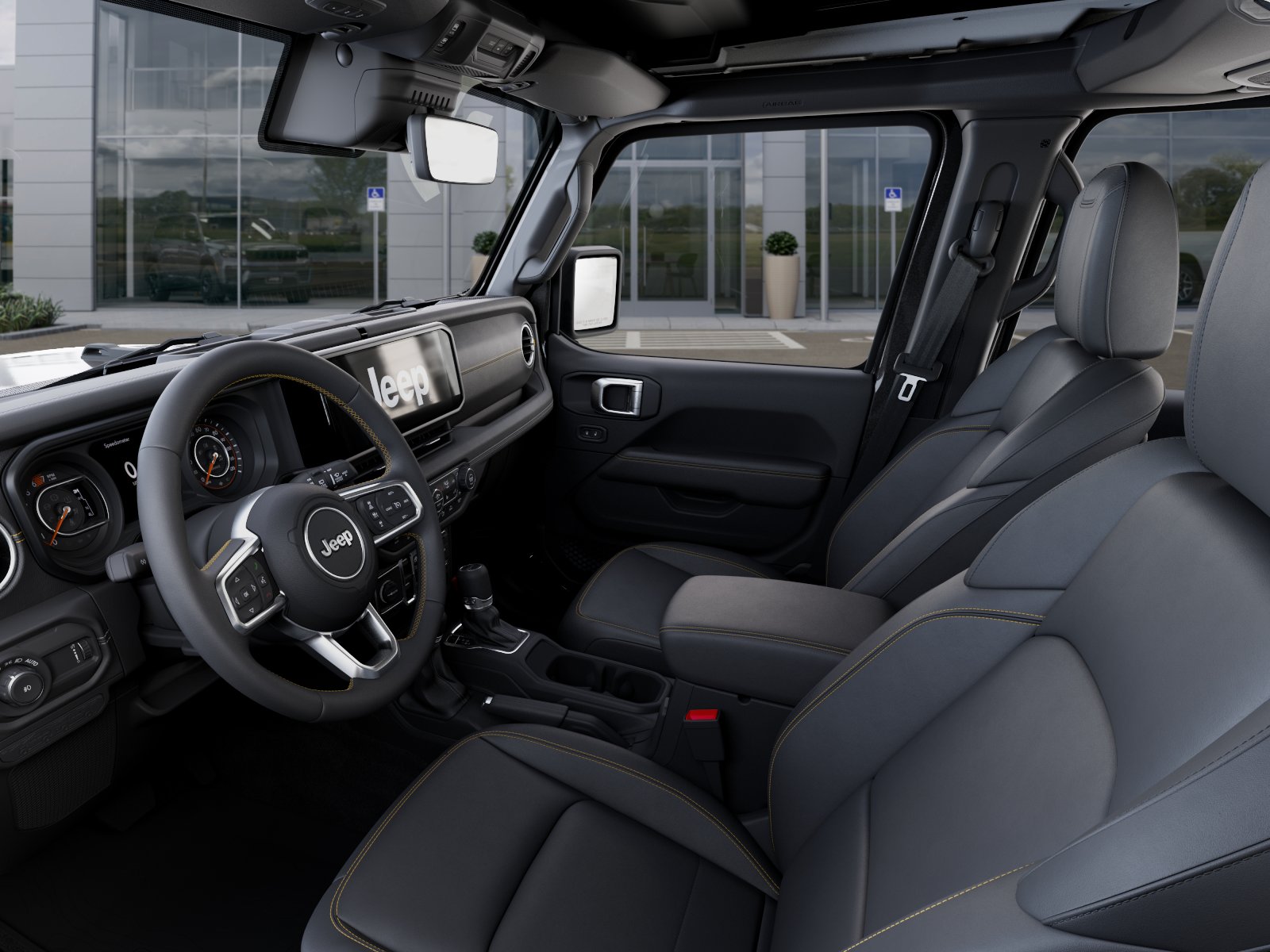 New 2026 Granite Crystal Metallic Clearcoat Jeep Sahara image 48