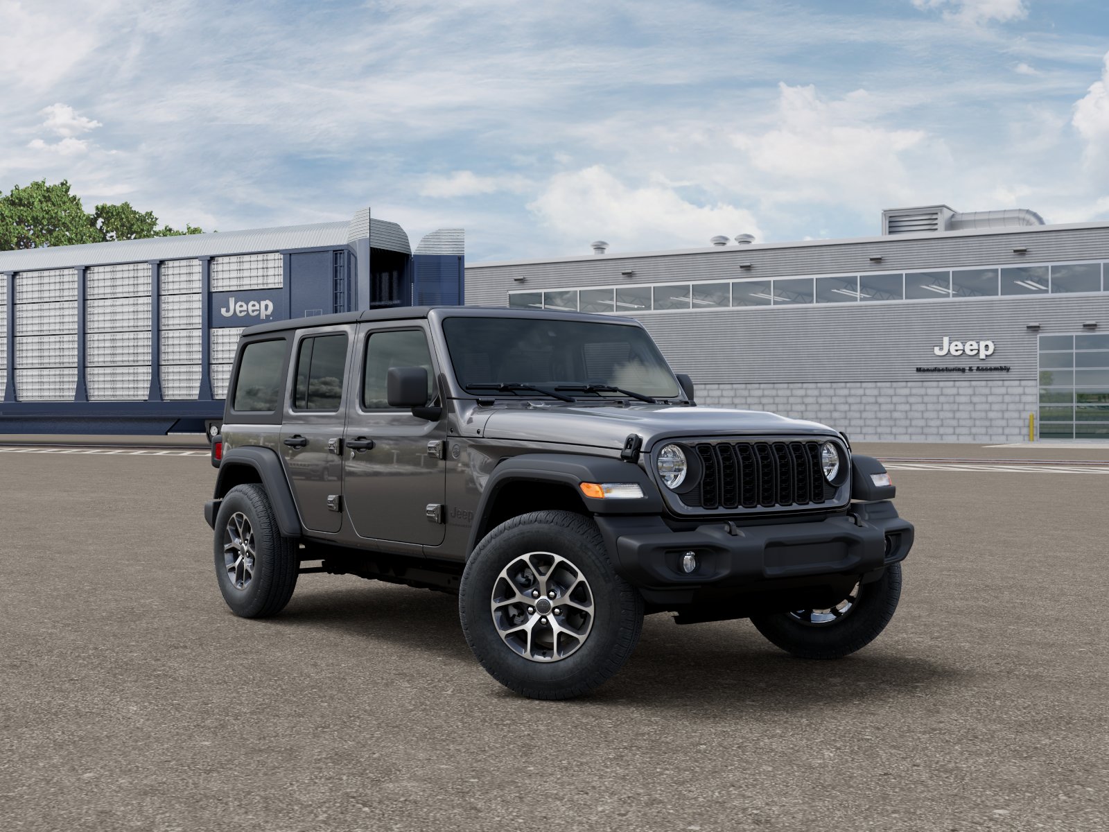 New 2026 Granite Crystal Metallic Clear-Coat Exterior Paint Jeep Sport S image 5