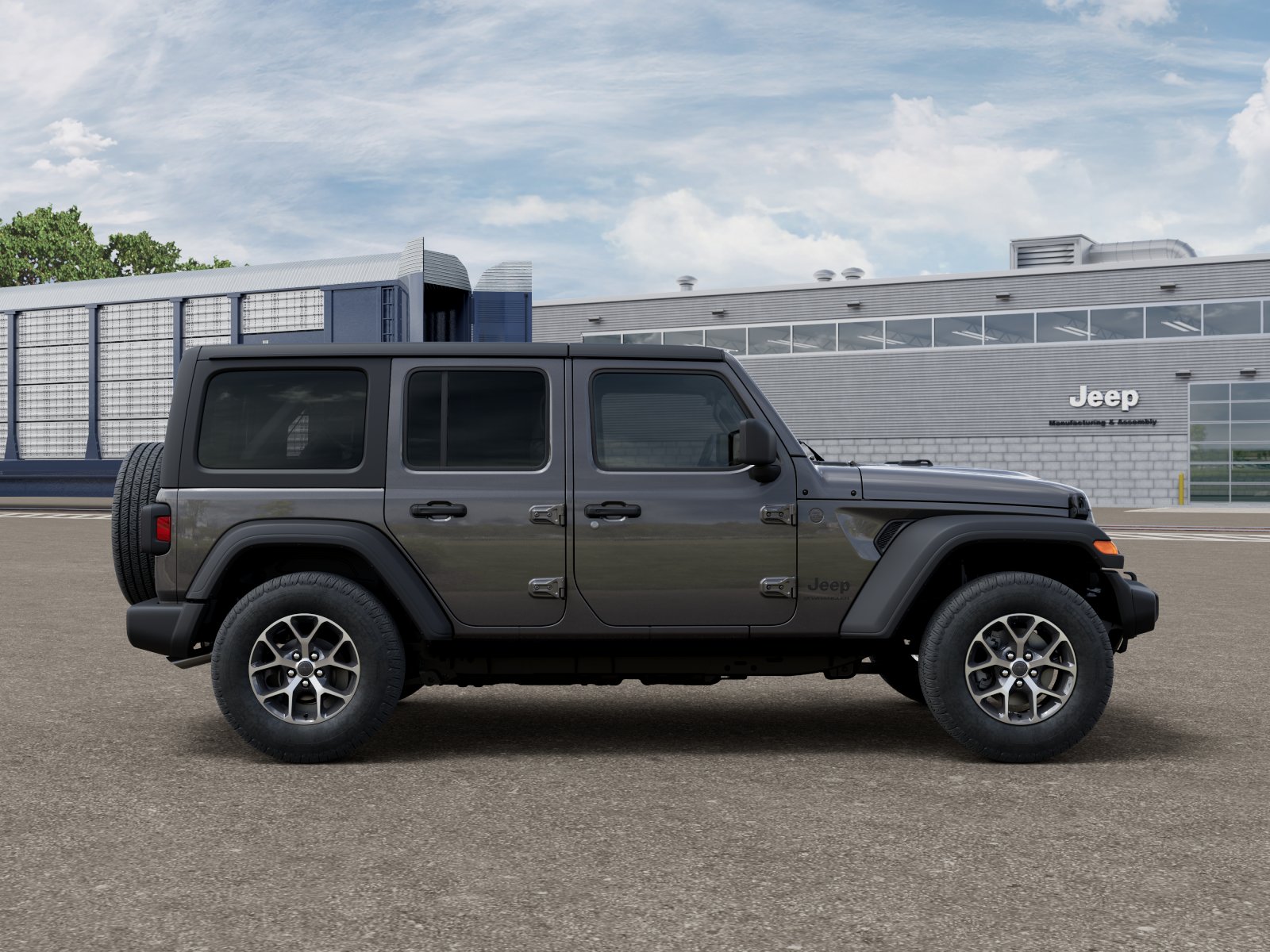 New 2026 Granite Crystal Metallic Clear-Coat Exterior Paint Jeep Sport S image 21