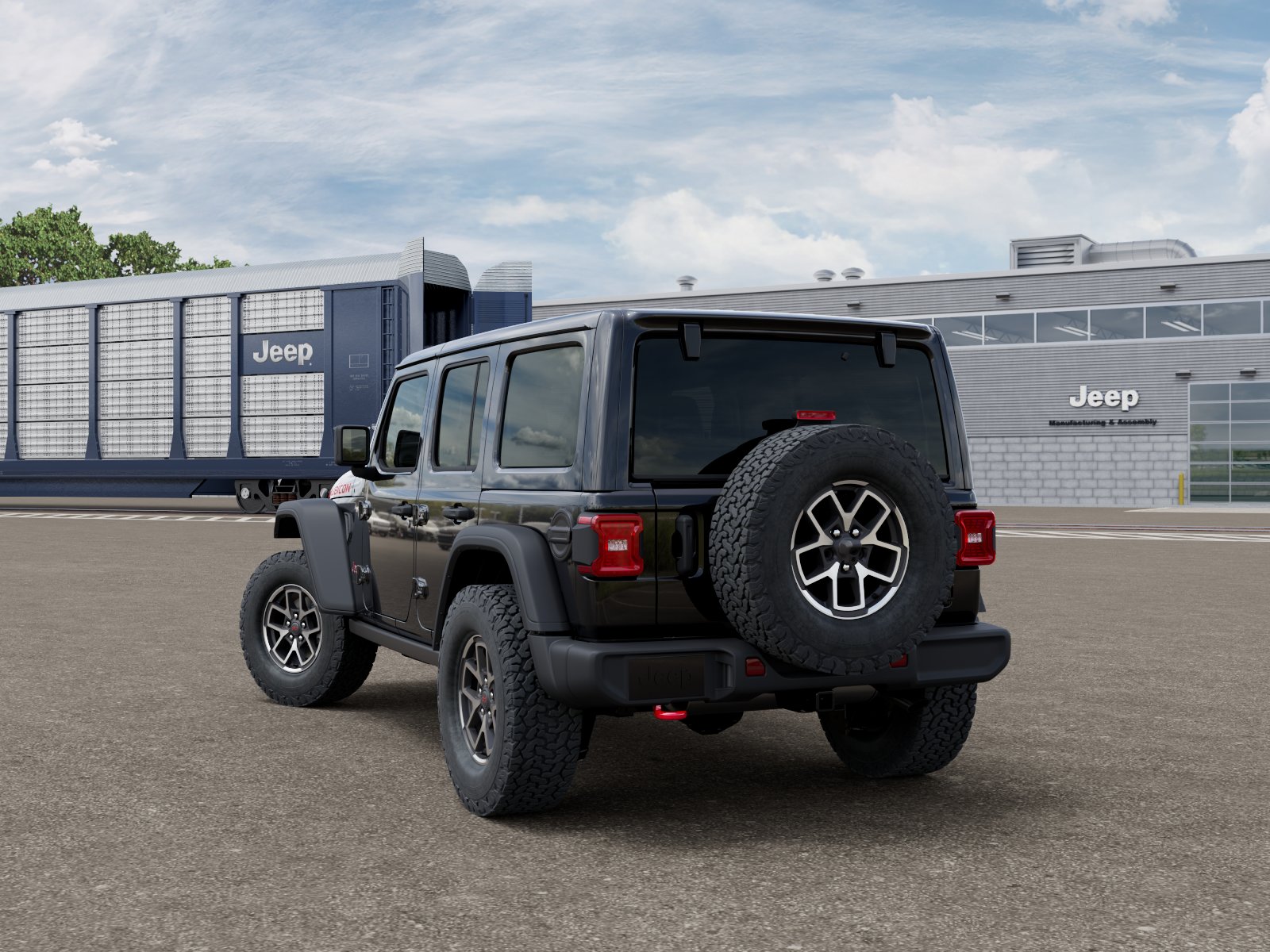 New 2026 Black Clearcoat Jeep Rubicon image 3