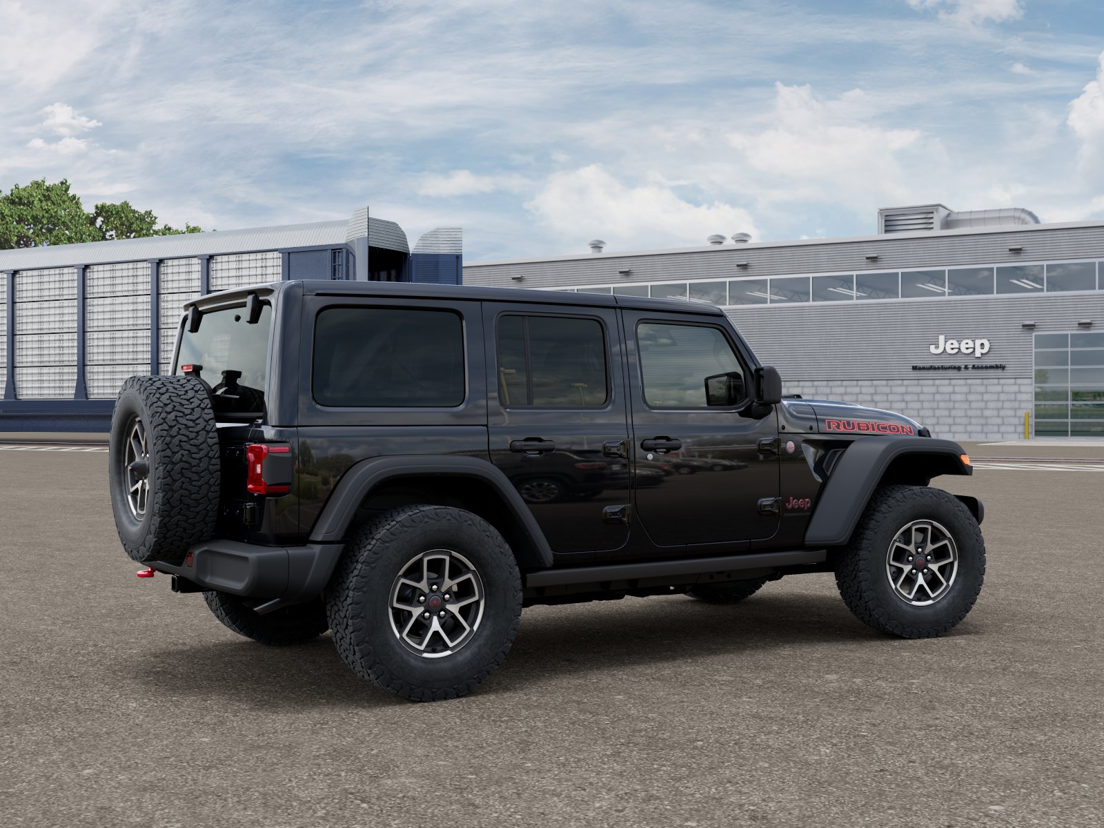 New 2026 Black Clearcoat Jeep Rubicon image 4