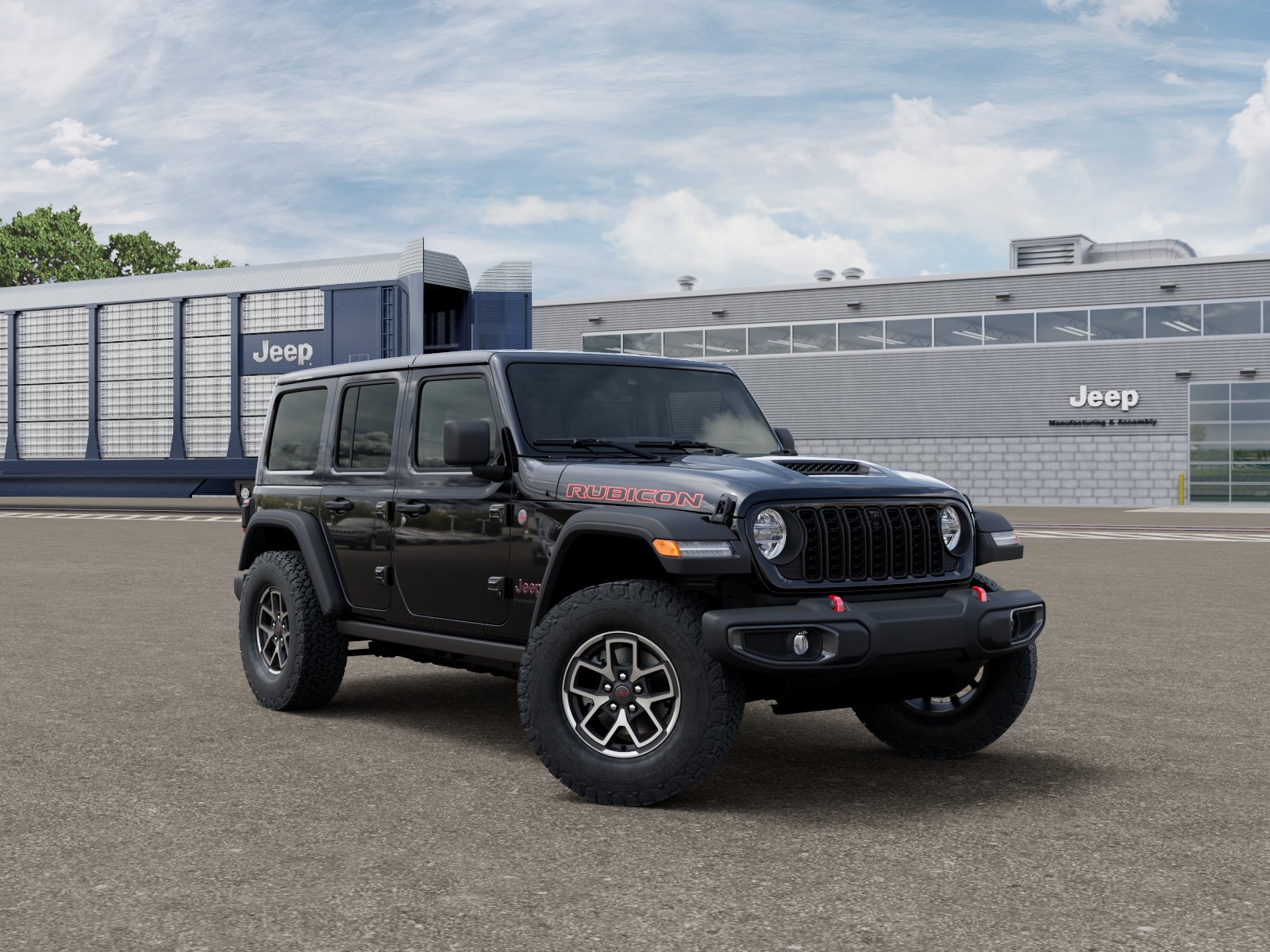 New 2026 Black Clearcoat Jeep Rubicon image 5