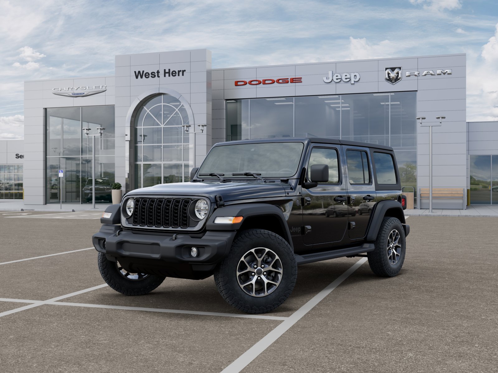 New 2026 Black Clear-Coat Exterior Paint Jeep Sport S image 13