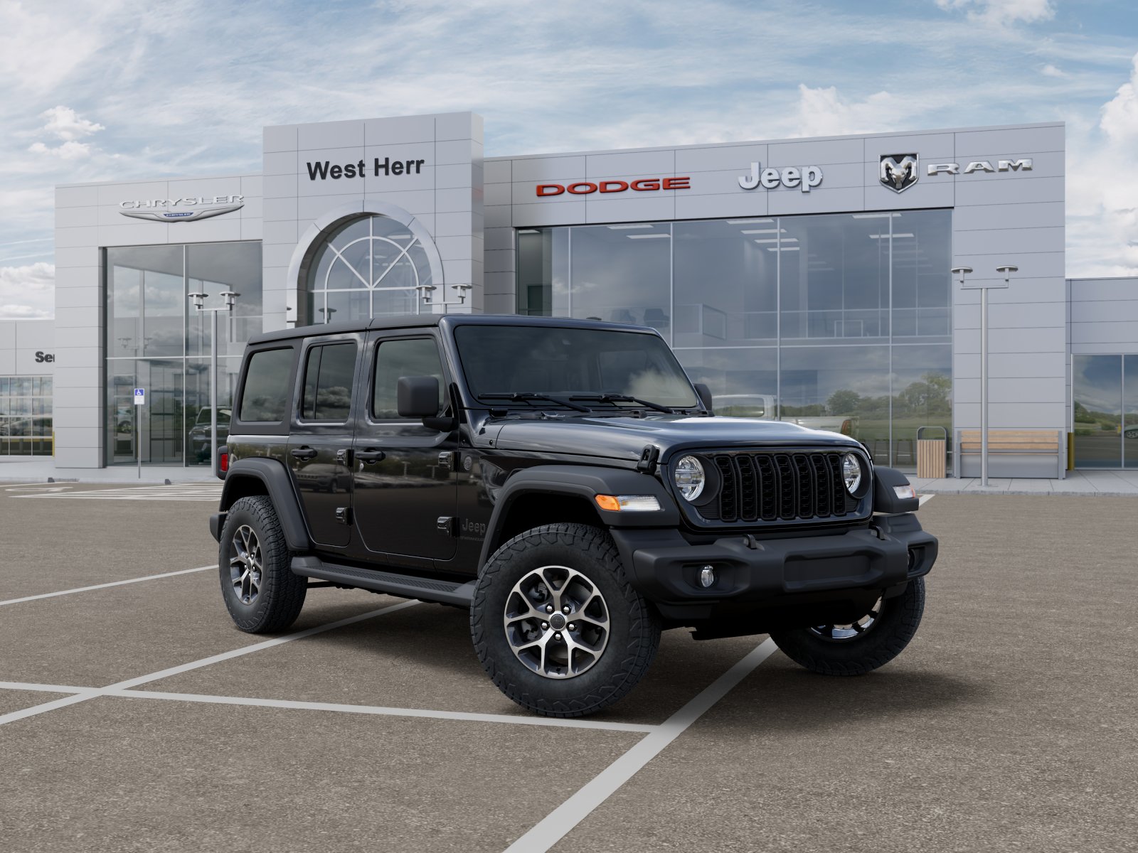New 2026 Black Clear-Coat Exterior Paint Jeep Sport S image 17