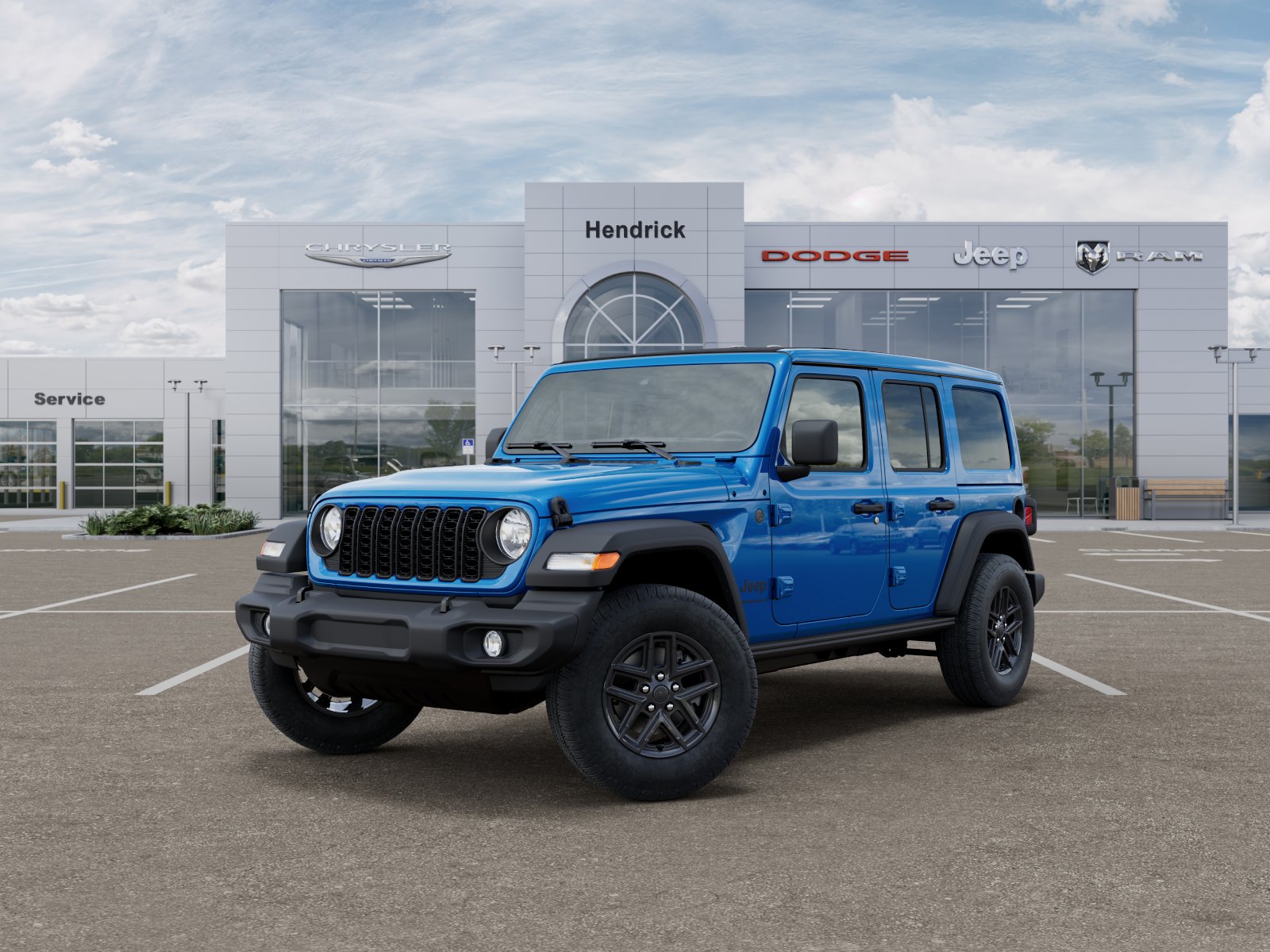 New 2026 Hydro Blue Pearl-Coat Exterior Paint Jeep Sport S image 32