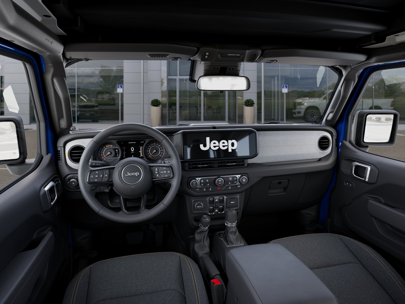 New 2026 Hydro Blue Pearl-Coat Exterior Paint Jeep Sport S image 45