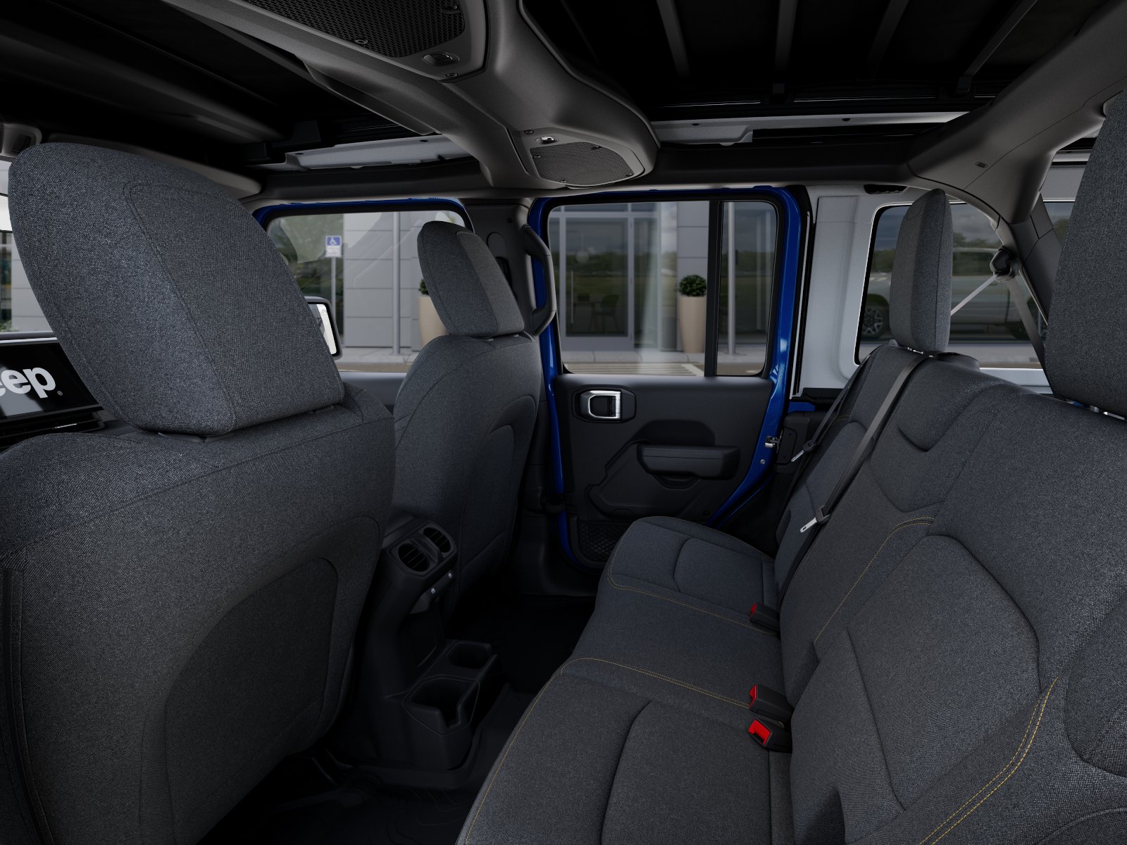 New 2026 Hydro Blue Pearl-Coat Exterior Paint Jeep Sport S image 54