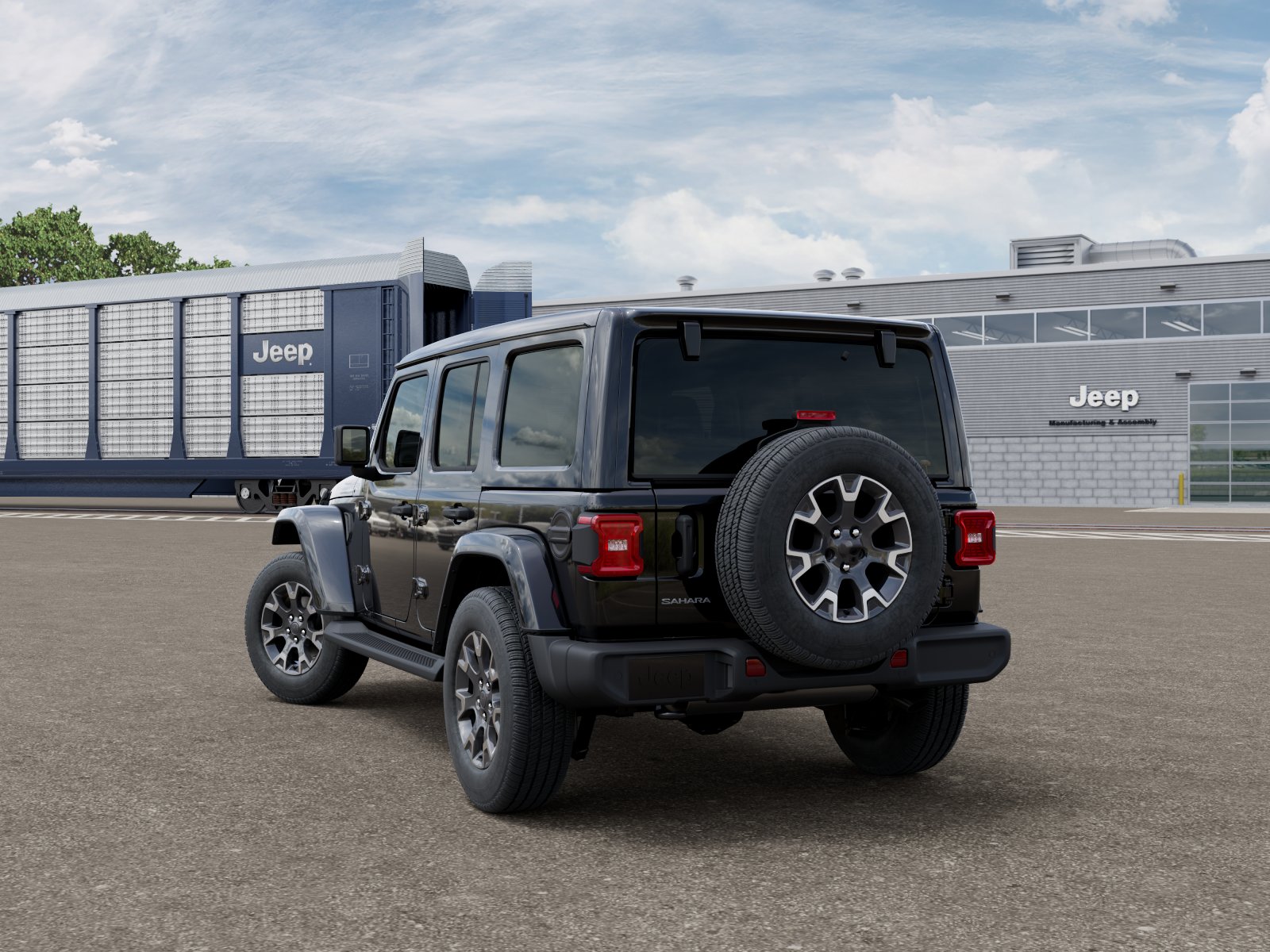 New 2026 Black Clear-Coat Exterior Paint Jeep Sahara image 4