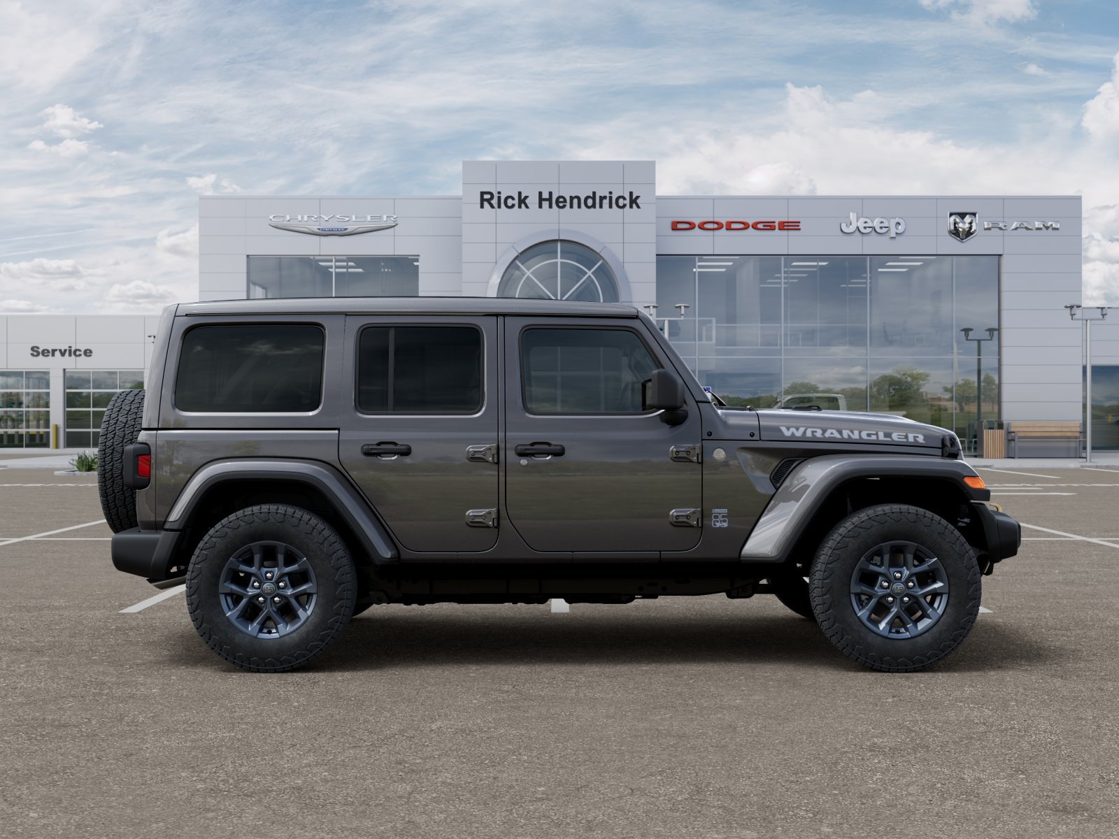 New 2026 Granite Crystal Metallic Clear-Coat Exterior Paint Jeep 85th Anniversary image 21