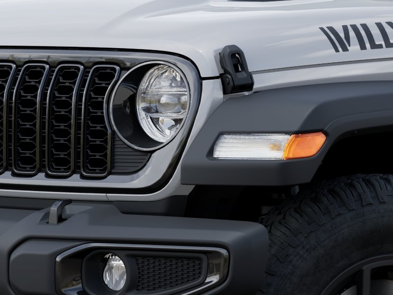 New 2026 Bright White Clear-Coat Exterior Paint Jeep WRANGLER 4-DOOR WILLYS image 110