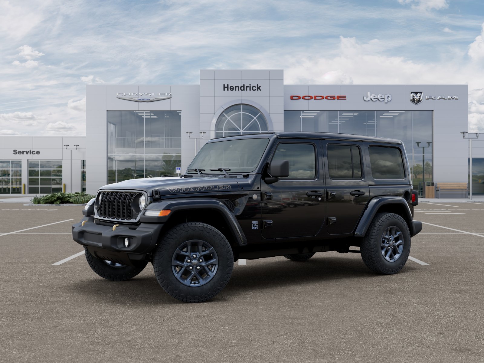 New 2026 Black Clear-Coat Exterior Paint Jeep 85th Anniversary image 41
