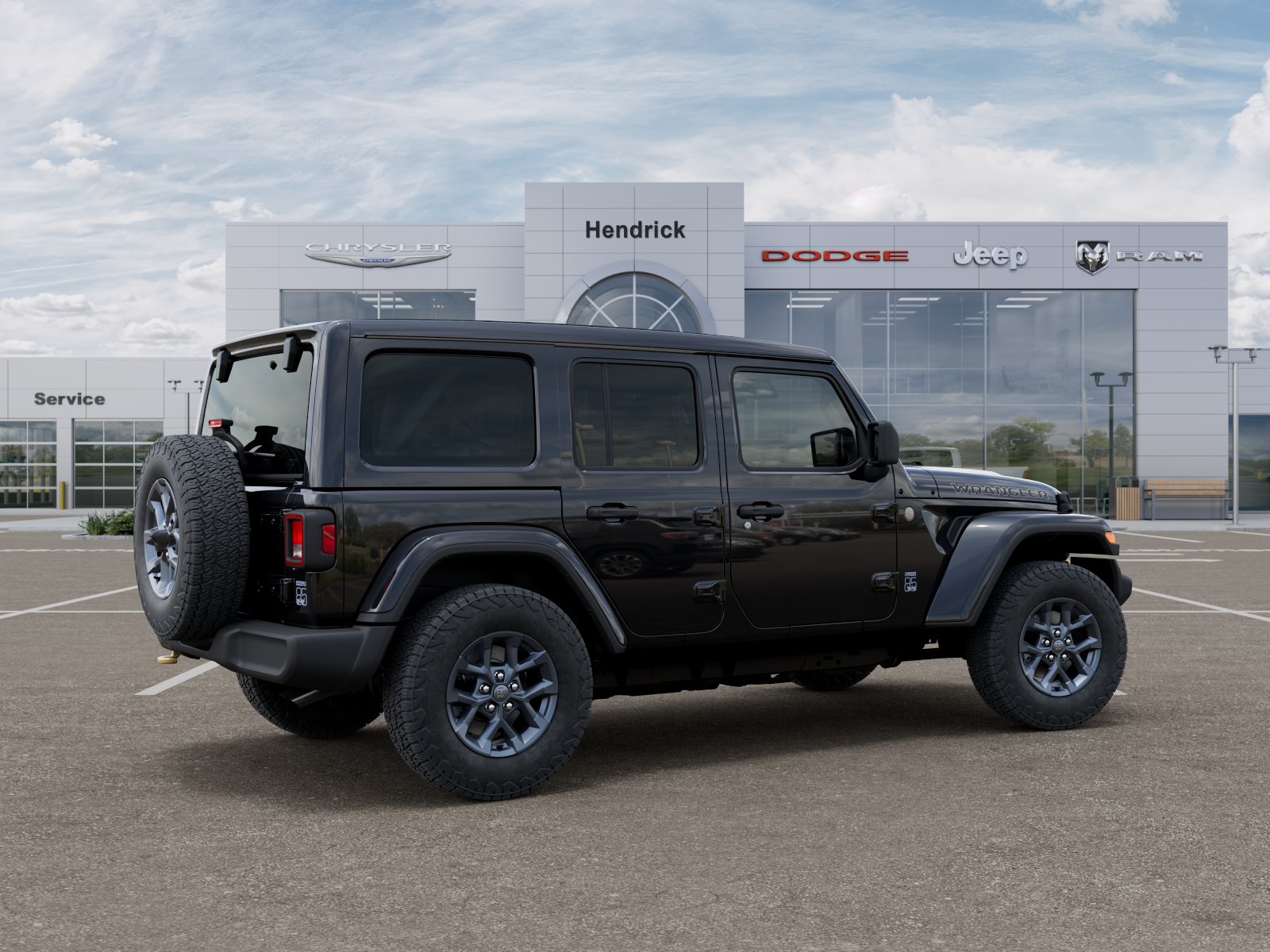 New 2026 Black Clear-Coat Exterior Paint Jeep 85th Anniversary image 43