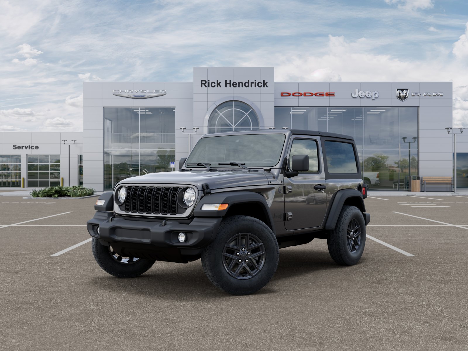 New 2026 Granite Crystal Metallic Clear-Coat Exterior Paint Jeep Sport image 36