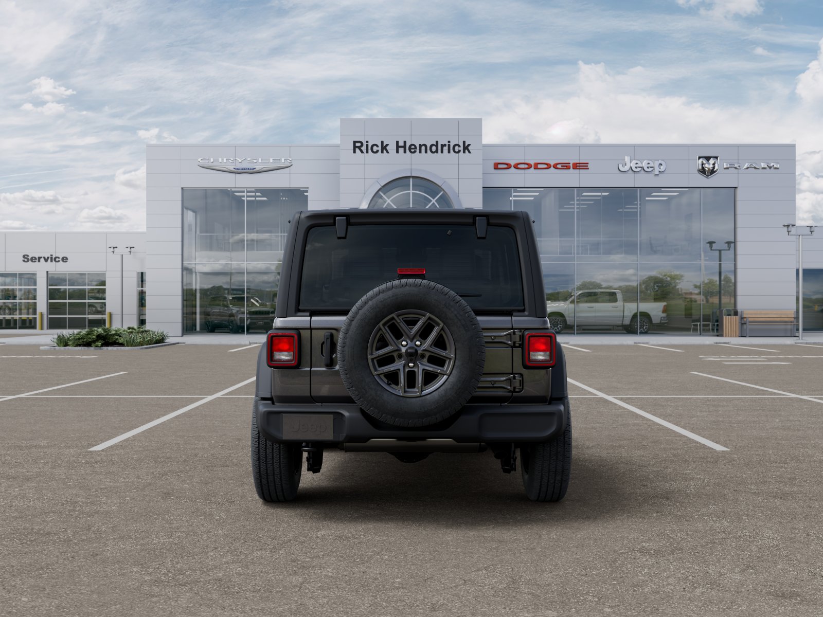 New 2026 Granite Crystal Metallic Clear-Coat Exterior Paint Jeep Sport image 41