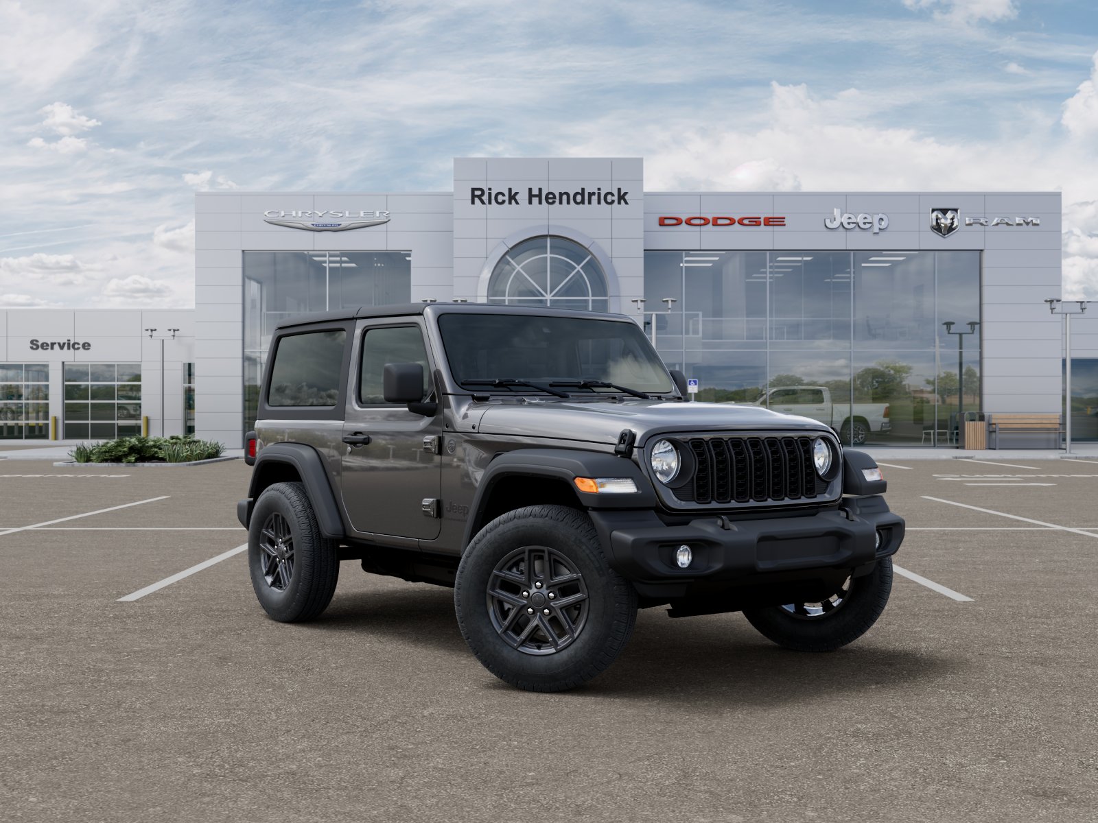 New 2026 Granite Crystal Metallic Clear-Coat Exterior Paint Jeep Sport image 35