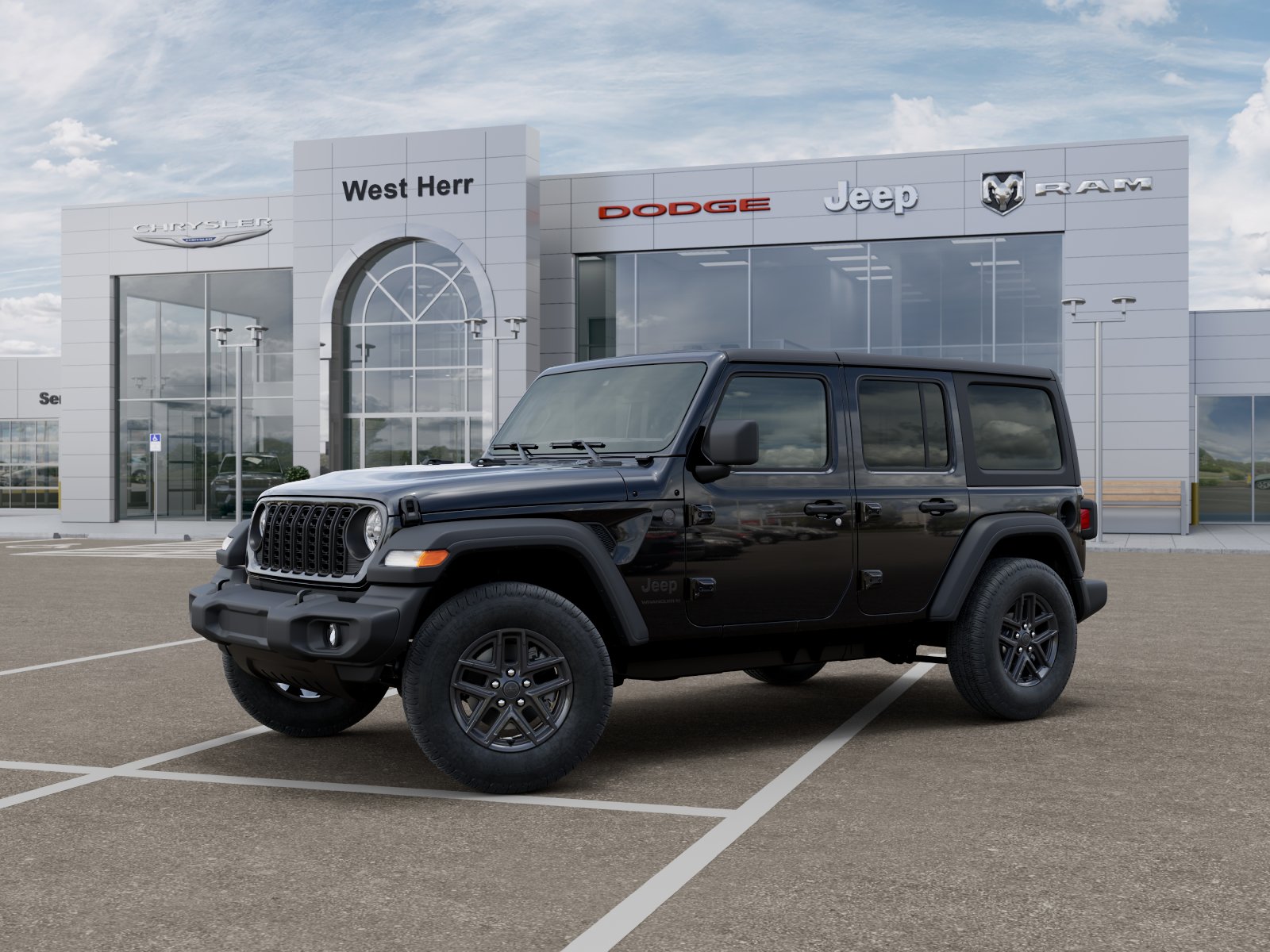 New 2026 Black Clearcoat Jeep Sport S image 2