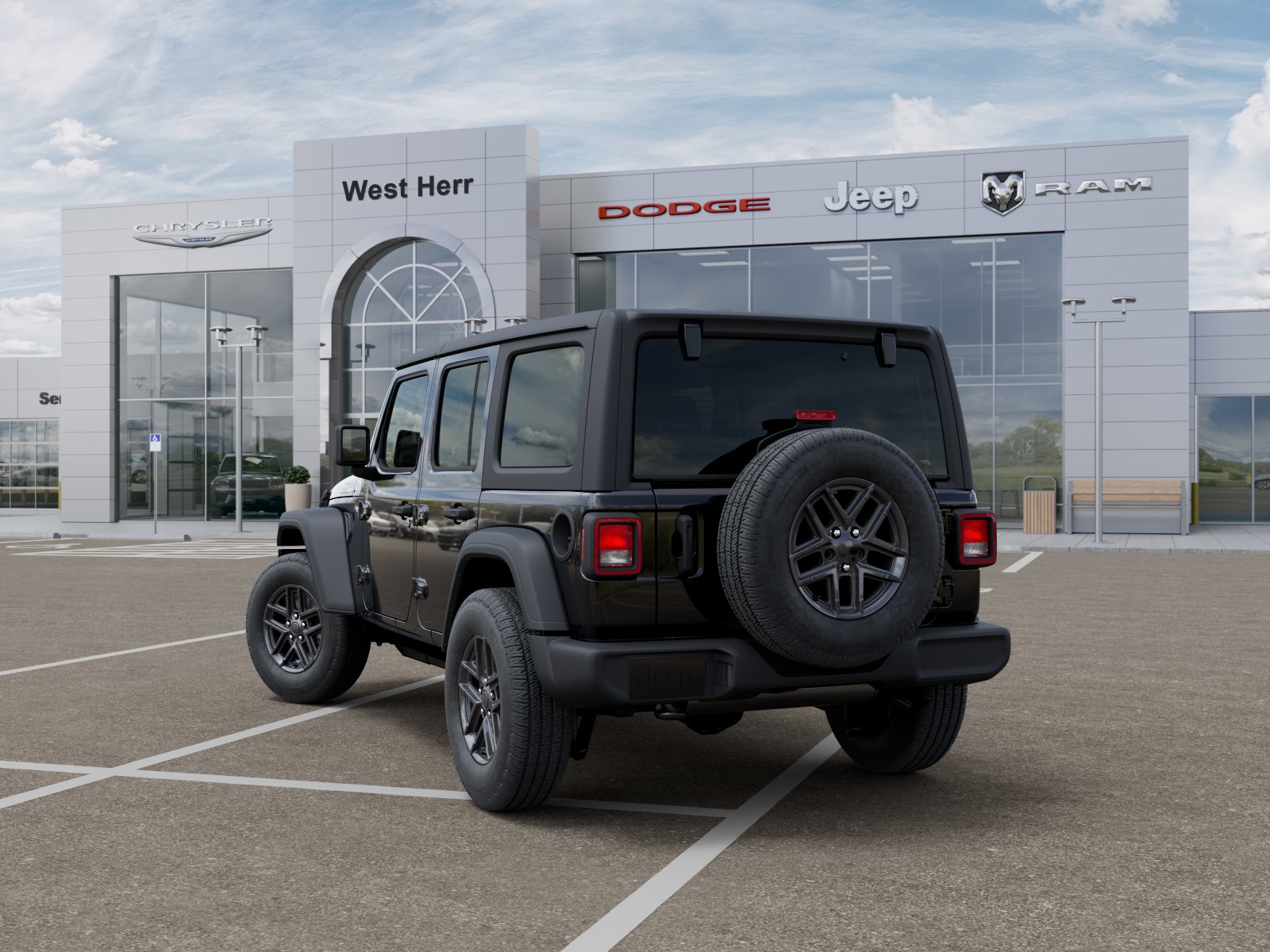 New 2026 Black Clearcoat Jeep Sport S image 3