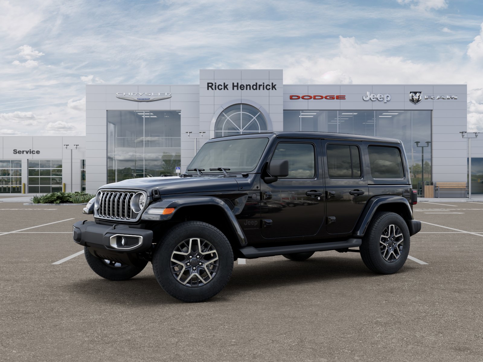 New 2026 Black Clear-Coat Exterior Paint Jeep Sahara image 3