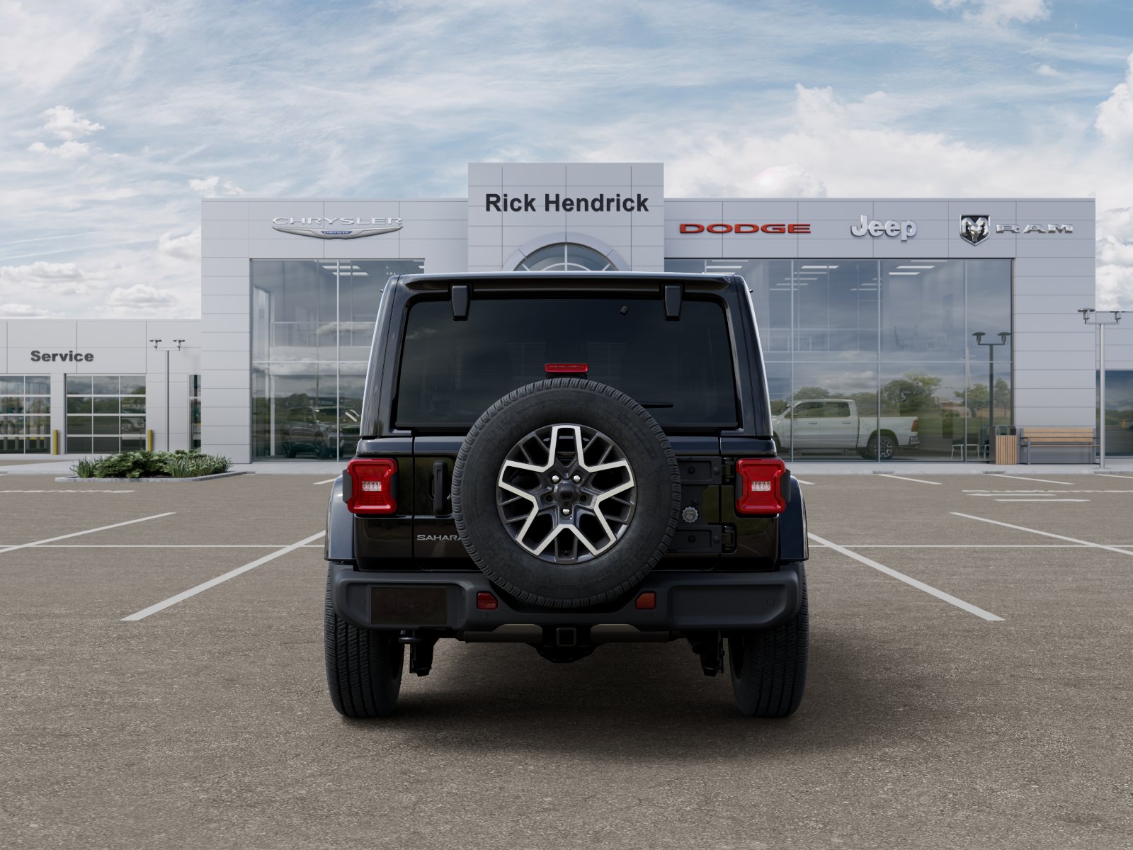 New 2026 Black Clear-Coat Exterior Paint Jeep Sahara image 7