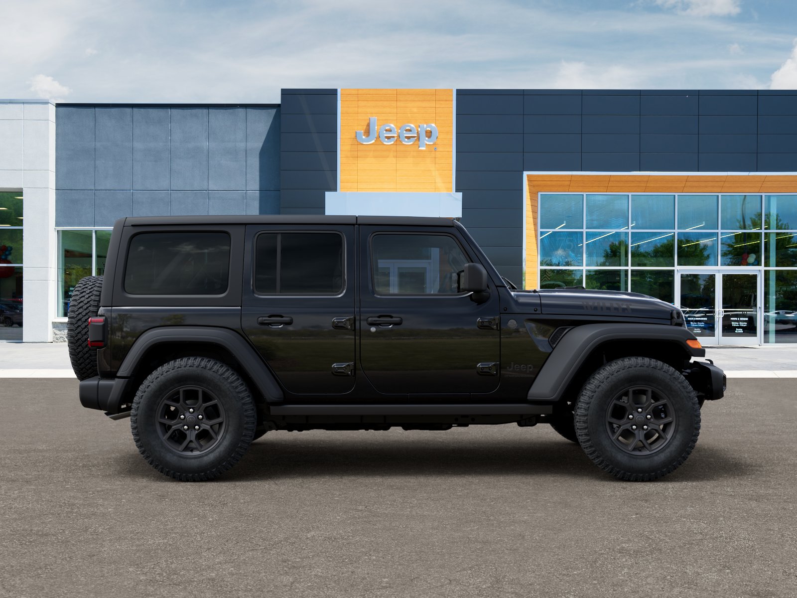 New 2026 Black Clearcoat Jeep Willys image 47