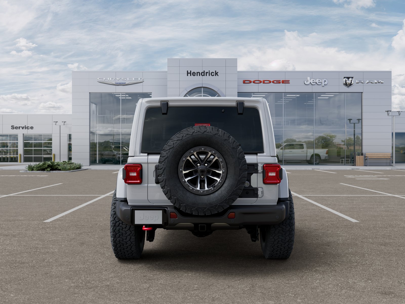 New 2026 Bright White Clear-Coat Exterior Paint Jeep Rubicon X image 44