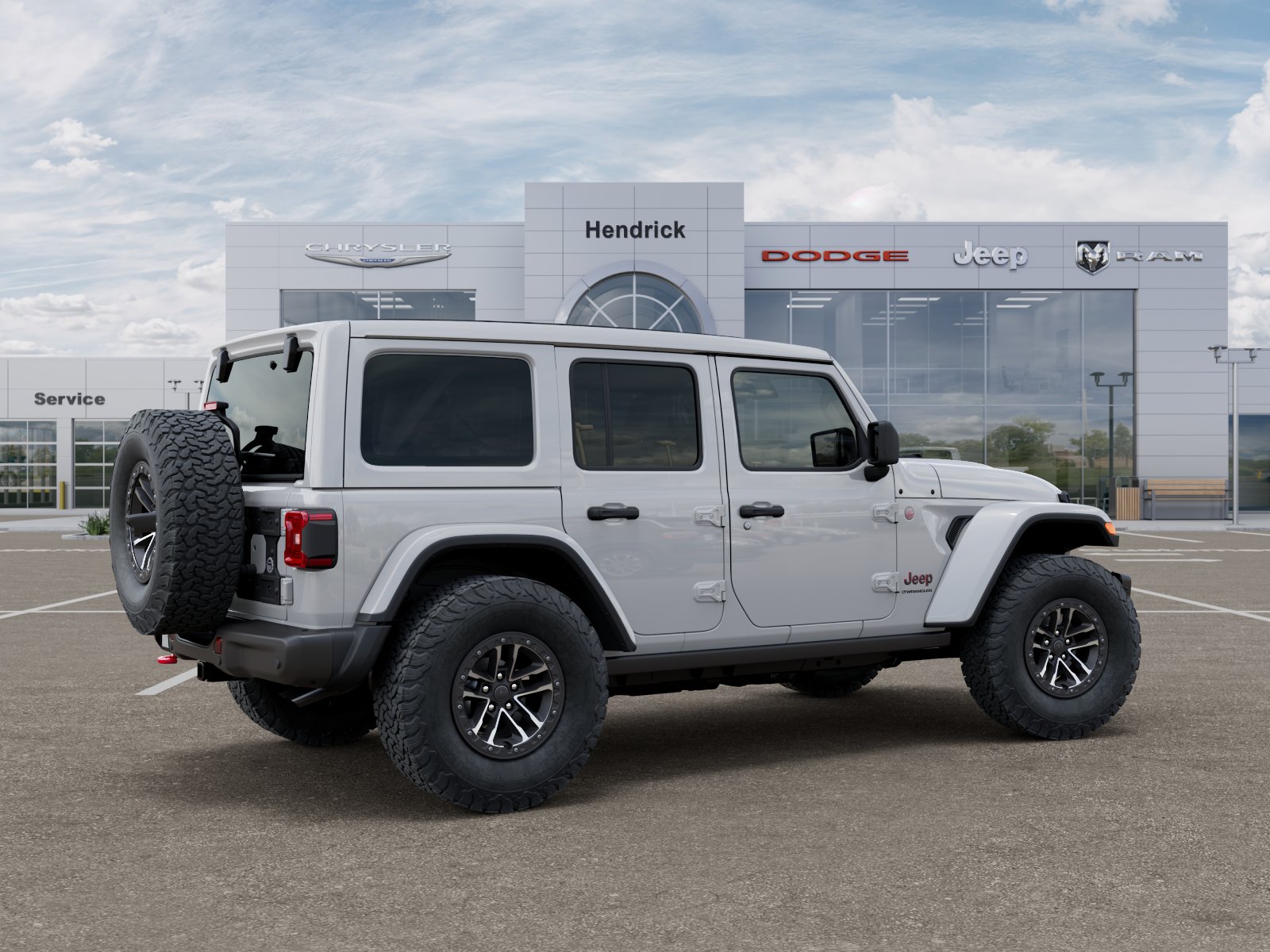 New 2026 Bright White Clear-Coat Exterior Paint Jeep Rubicon X image 41