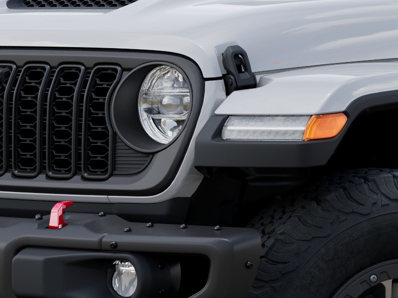 New 2026 Bright White Clear-Coat Exterior Paint Jeep Rubicon X image 47