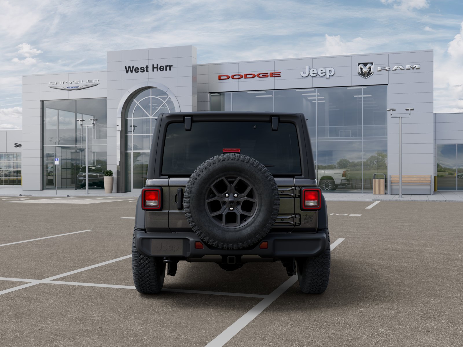 New 2026 Granite Crystal Metallic Clear Jeep WRANGLER 4-DOOR WILLYS image 7