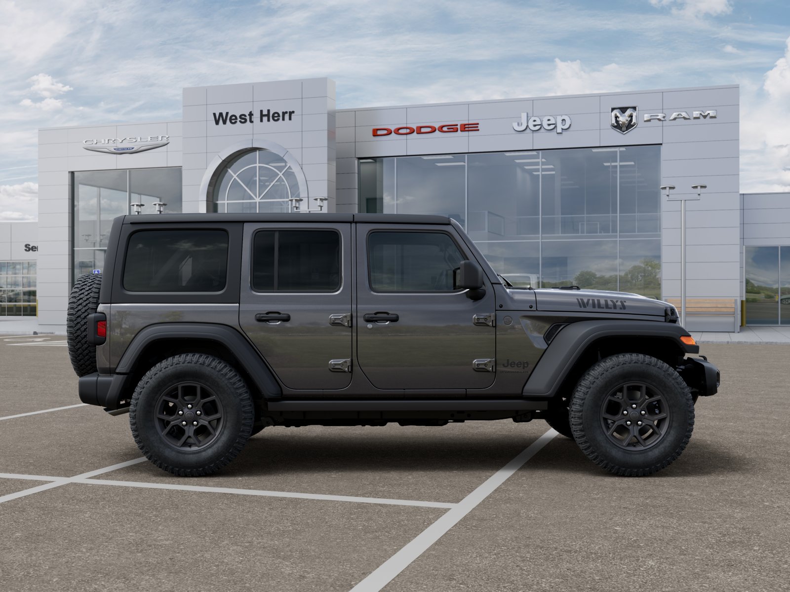 New 2026 Granite Crystal Metallic Clear Jeep WRANGLER 4-DOOR WILLYS image 21
