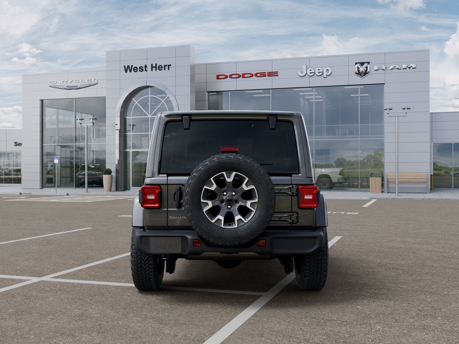 New 2026 Granite Crystal Metallic Clearcoat Jeep Sahara image 7