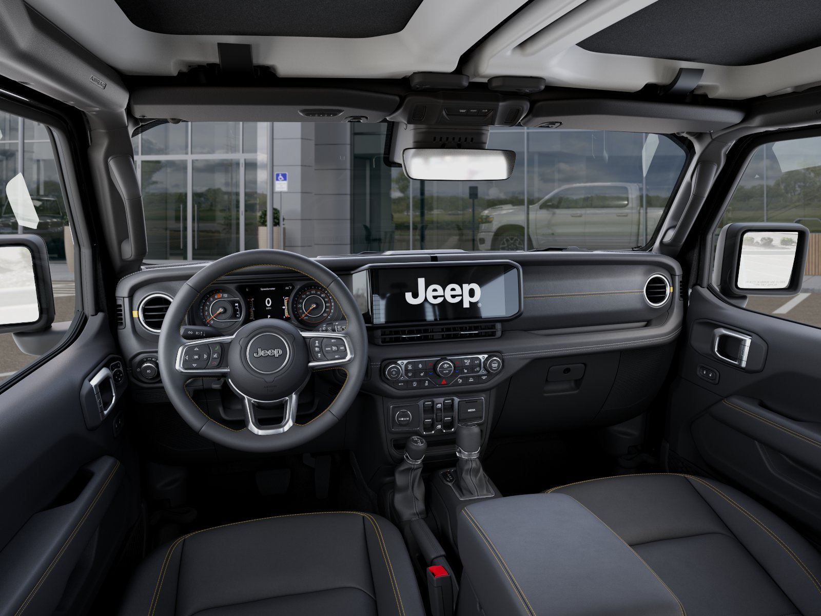 New 2026 Granite Crystal Metallic Clearcoat Jeep Sahara image 14