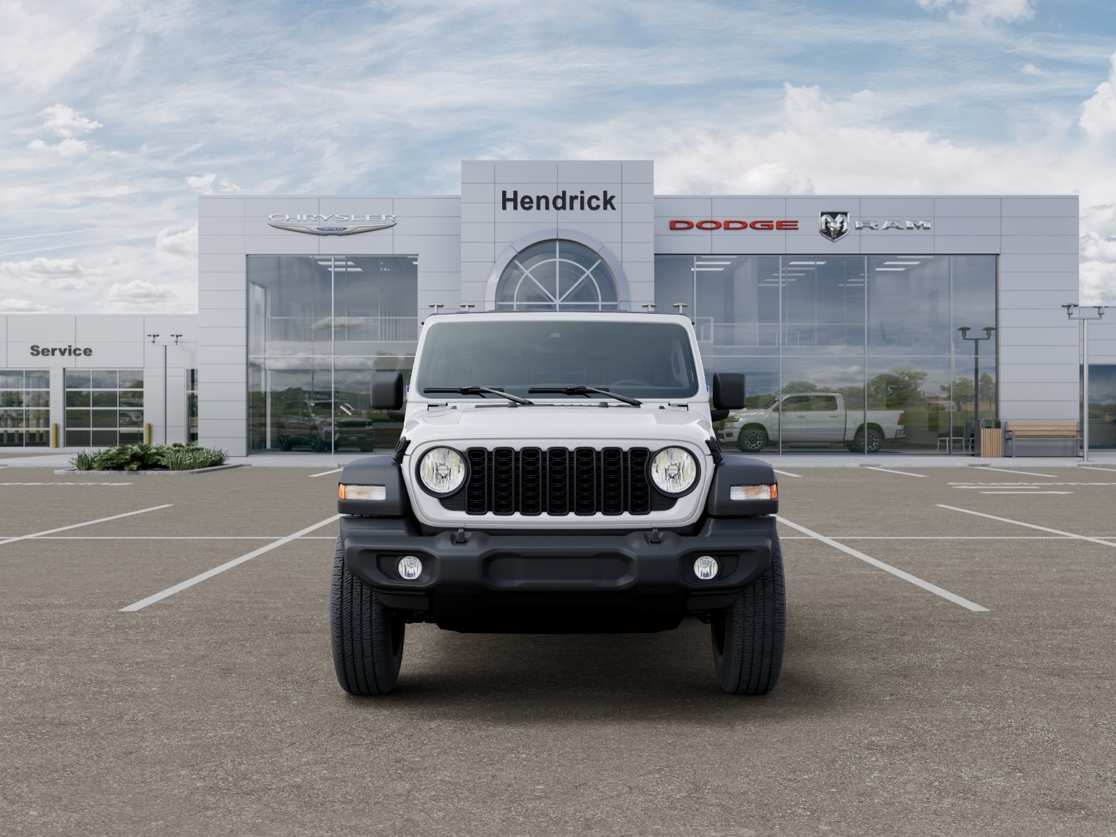 New 2026 Bright White Clear-Coat Exterior Paint Jeep Sport image 39