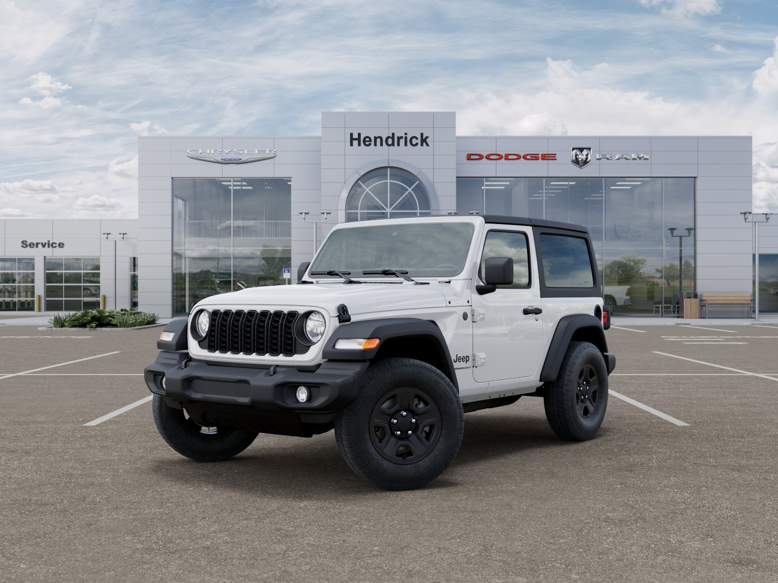New 2026 Bright White Clear-Coat Exterior Paint Jeep Sport image 35