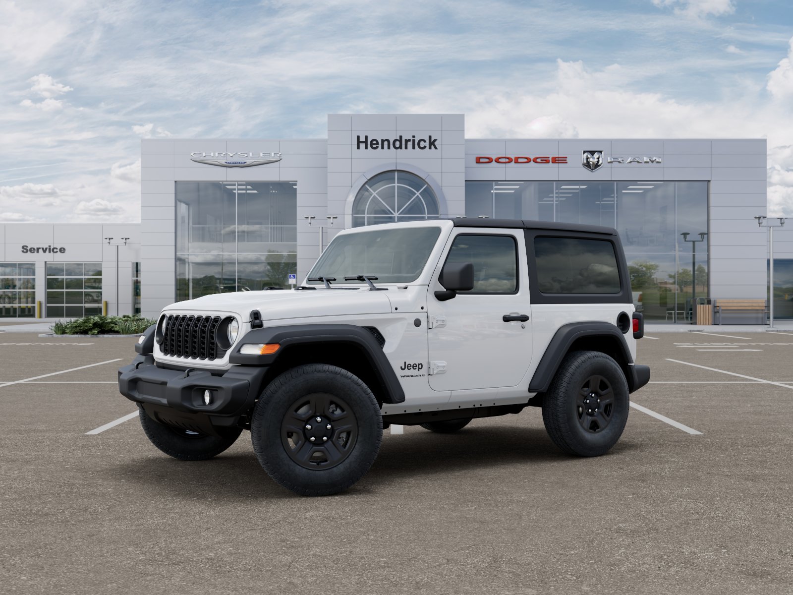 New 2026 Bright White Clear-Coat Exterior Paint Jeep Sport image 36