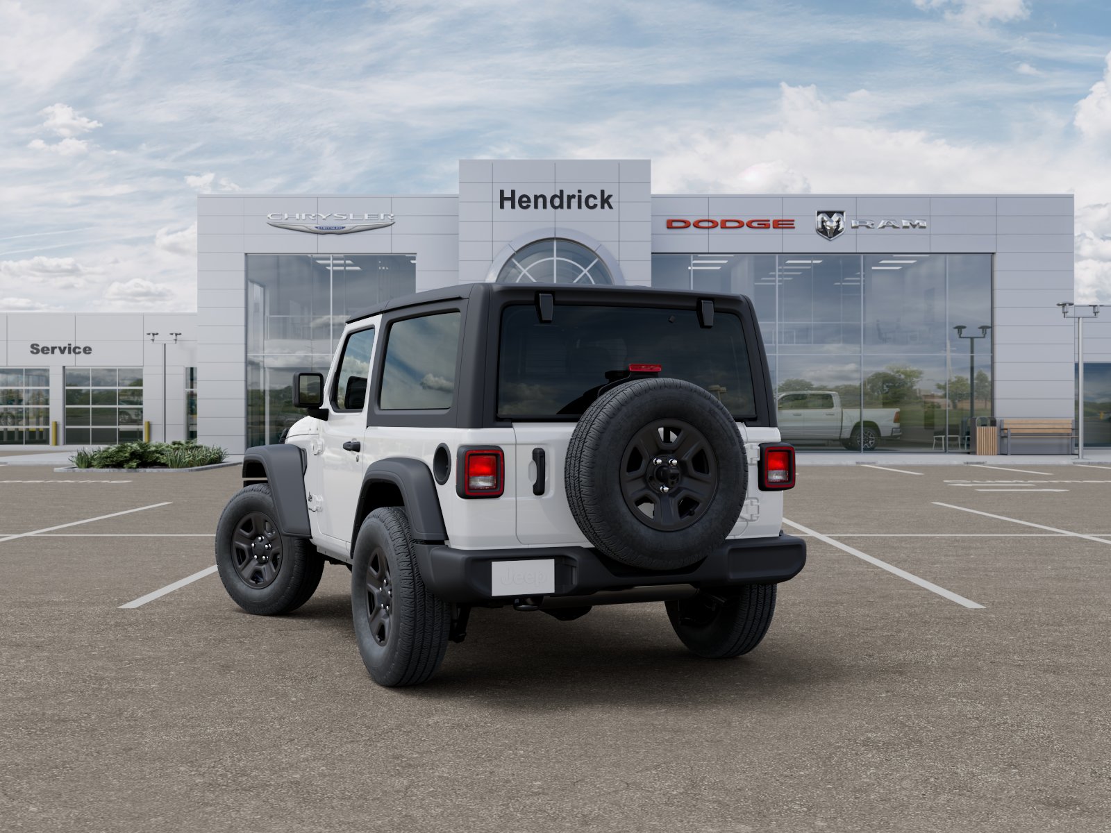 New 2026 Bright White Clear-Coat Exterior Paint Jeep Sport image 37