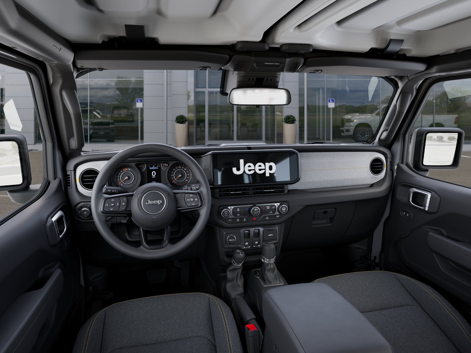 New 2026 Bright White Clear-Coat Exterior Paint Jeep Sport image 47