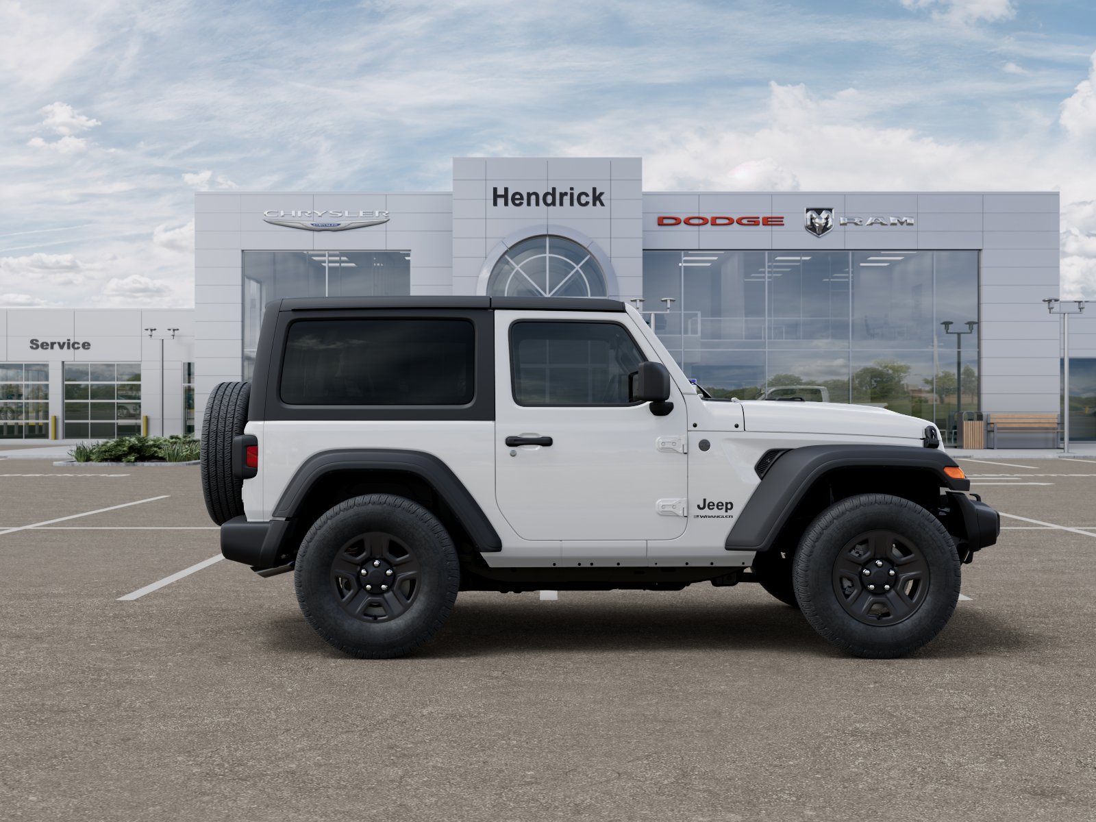 New 2026 Bright White Clear-Coat Exterior Paint Jeep Sport image 54
